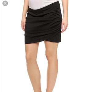 Hatch black mini skirt